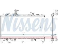 NISSENS 62466A Radiatore motore
