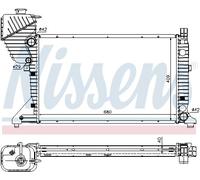 Radiatore, raffreddamento motore NISSENS 62519A
