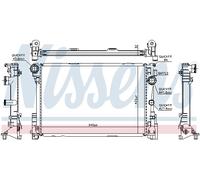 NISSENS 627012 Radiatore, Raffreddamento motore per MERCEDES-BENZ
