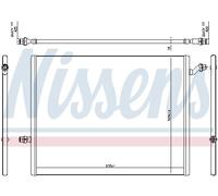 NISSENS 627024 Radiatore bassa temperatura, Intercooler per MERCEDES-BENZ