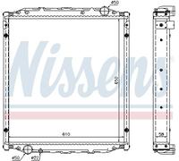 NISSENS 62876A Radiatore motore
