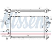 Radiatore, raffreddamento motore NISSENS 63003A