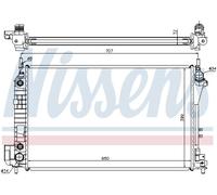 Radiatore, raffreddamento motore NISSENS 63023A