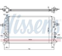 NISSENS 63028A Radiatore, Raffreddamento motore per OPEL,VAUXHALL