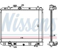 NISSENS 630706 Radiatore motore