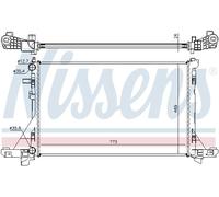 NISSENS 630732 Radiatore, Raffreddamento motore per NISSAN,OPEL,RENAULT,VAUXHALL