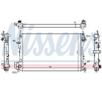 NISSENS 630742 Radiatore, Raffreddamento motore per OPEL,VAUXHALL