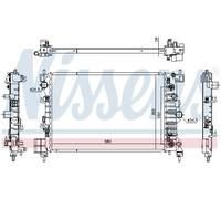 NISSENS 630778 Radiatore, Raffreddamento motore per CHEVROLET,OPEL,VAUXHALL