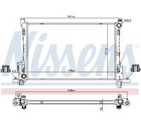 NISSENS 630792 Radiatore, Raffreddamento motore per FIAT,NISSAN,OPEL,RENAULT,VAU