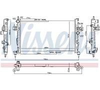 NISSENS 63094 Radiatore, Raffreddamento motore per OPEL,VAUXHALL