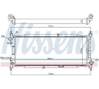 NISSENS 63286A Radiatore motore