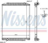 NISSENS 63331A Radiatore, Raffreddamento motore per IVECO