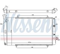 NISSENS 634811 Radiatore motore