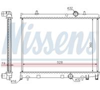 NISSENS 63504 Radiatore motore