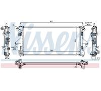 NISSENS 63555A Radiatore, Raffreddamento motore per CITROËN,FIAT,PEUGEOT