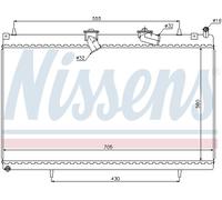 Nissens Radiatore motore 63619 Alette di raffreddamento saldate per Peugeot Citroën