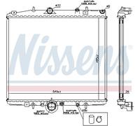 NISSENS 63695A Radiatore, Raffreddamento motore per CITROËN,FIAT,LANCIA,PEUGEOT