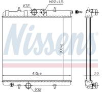 Radiatore, raffreddamento motore NISSENS 63708A