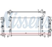 NISSENS 637602 Radiatore, Raffreddamento motore per RENAULT