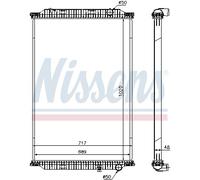 NISSENS 637780 Radiatore motore