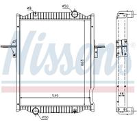 NISSENS 63781A Radiatore motore