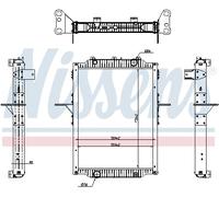 NISSENS 637879 Radiatore motore