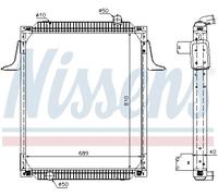 NISSENS 63789A Radiatore motore