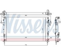 NISSENS 63816 Radiatore, Raffreddamento motore per RENAULT