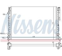 NISSENS 63843A Radiatore, Raffreddamento motore per RENAULT