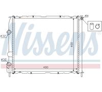 NISSENS 63886 Radiatore, Raffreddamento motore per RENAULT