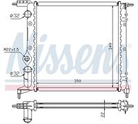 NISSENS 639261 Radiatore motore