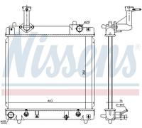 NISSENS 641762 Radiatore, Raffreddamento motore per NISSAN,SUZUKI