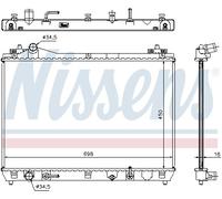 NISSENS 64199 Radiatore, Raffreddamento motore per SUZUKI