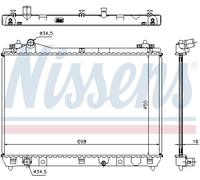 NISSENS 64200 Radiatore, Raffreddamento motore per SUZUKI