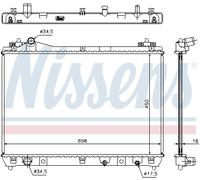 NISSENS 64201 Radiatore, Raffreddamento motore per SUZUKI