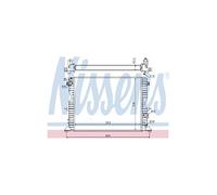 Nissens 64311A Radiatore per Raffreddamento del Motore