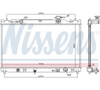 Radiatore NISSENS NIS 646351