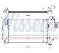 Nissens 64646A Radiatore per Raffreddamento del Motore