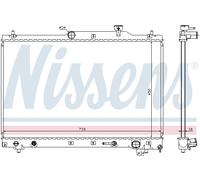 Radiatore, raffreddamento motore NISSENS 64657
