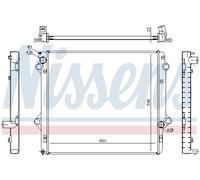 NISSENS 646803 Radiatore motore