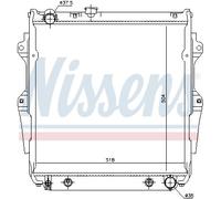 NISSENS 646862 Radiatore, Raffreddamento motore per TOYOTA