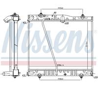 Radiatore NISSENS 646893