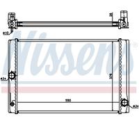 NISSENS 64691 Radiatore motore