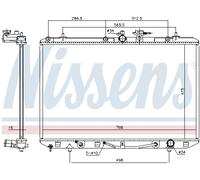 Radiatore NISSENS 646927