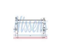 NISSENS 64693 Radiatore motore