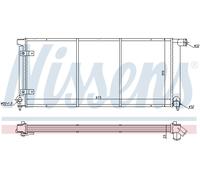 Radiatore Alette di raffreddamento montate meccanicamente 65175 NISSENS per VW