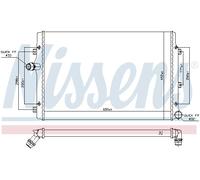 Nissens 65281A Radiatore per Raffreddamento del Motore