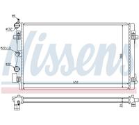 NISSENS 65293 Radiatore, Raffreddamento motore per AUDI,SEAT,SKODA,VW