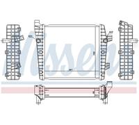 Raffreddatore a bassa temperatura, raffreddatore dell'aria di sovralimentazione NISSENS 65320