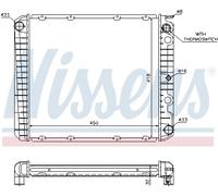 NISSENS 65525A Radiatore motore